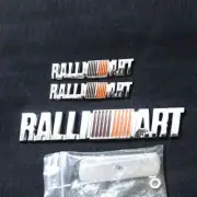 RALLI ART Silver Metal 1x Big Grille Emblem + 2x Small Sticker Badge Decal Turbo (for: MG)