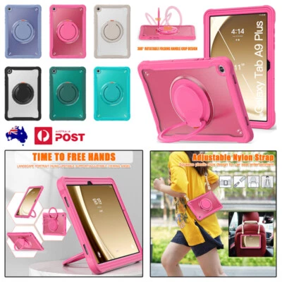For Samsung Galaxy A9 8.7"/A9+ 11.0" Tablet Armor Case Bumper Stand Cover Strap