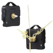 Quartz Clock Movement Mechanism DIY Repair Parts Gold Hour/minute/second Hands
