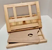 Portable Artist Wood Table Top Kid Easel Sketch Drawer Studio Art Painting Craft