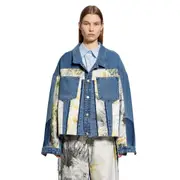 [LITKOVSKA] Nick Knight collaboration CRNFLWR denim jacket Blue