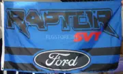 Ford Flag Banner 3x5Ft Raptor Svt Checkered Ranger Mustang Cobra Gt Flag