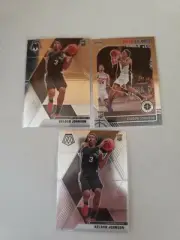 Keldon Johnson Rookie Lot 3 - 2 Base Mosaic RC, NBA Hoops Chrome Base INVEST