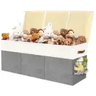 Large Toy Box Collapsible Toys Chest Storage with Lid, Sturdy Storage