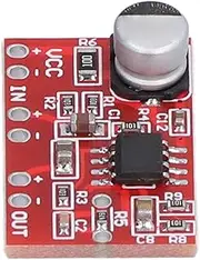 Hyuduo Two Channel Design Dynamic Microphone Preamplifier Board AD828 Stable Plastic Material Suitable for Guitar Erhu and Other Musical Instruments