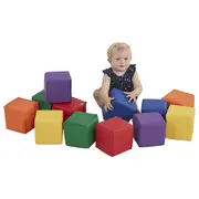 Baby Kids Soft Block Playset Toys Active Playroom Building Blocks 12pcs - Large
