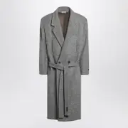 [Fear of God] Grey Wool Double-breasted Coat 48 IT Grey