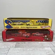 Autographed 2011 Hot Wheels The Snake & The Mongoose 2 Car Set Don Prudhomme New