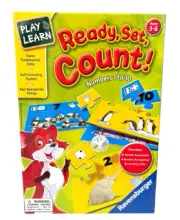 RAVENSBURGER Ready Set Count Game 1-4 Players Age 3+ Fun Learning Counting Game