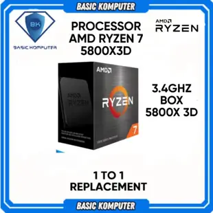 處理器 AMD 銳龍 7 5800X 3.4GHZ BOX 5800X