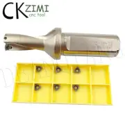 C25-2D 19mm CNC Indexable U Drill Insert WC Fast Drilling Bit+10PCS WCMT030208