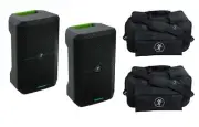 2 Mackie Thump GO 8" Portable Battery-Powered Loudspeaker & Mackie Thump Go Car