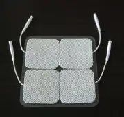 4Pcs Electrode Pads For Tens Unit Electrical Massager Stimulator Therapy j