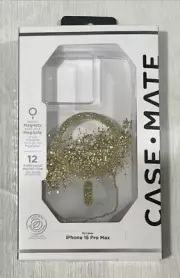 CaseMate MagSafe Case For Apple iPhone 15 Pro Max - Gold Karat Marble