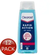 12 x Clearasil Ultra Gel Wash 200Ml