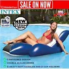 Intex Floating Recliner Lounge Inflatable Swimming Pool Beach with Cup Holders