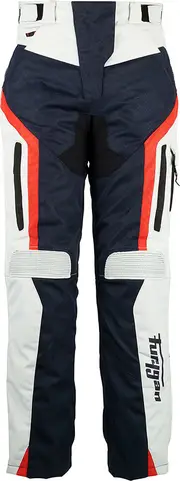 Furygan Apalaches, textile pants waterproof women , color: Dark Blue/Light Grey/Red , size: M