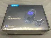 Nulaxy Wireless in-Car Bluetooth FM Transmitter Radio Adapter Small, KM24