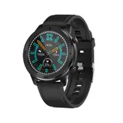 1.3 Inch Color Screen Full-touch Bluetooth Watch Waterproof Multi-sport Mode Watch Can Measure Heart Rate and Blood Pressure-Black