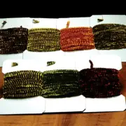 Hareline Variegated Chenille Fly Tying Materials - All Colors & Sizes
