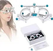 Adjustable Optical Trial Lens Frame PD 48-80mm Universal Optical Trial Frame,Titanium Optical Test Eyepiece,Eye Test Glasses Optometry Lens Frame for Test Optician