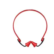 Earplugs Reusable Banded Foam Red 25dB Noise Reduction Hearing Protection