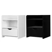 Artiss Bedside Tables 1 Drawer Shelf Side Table Fara