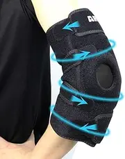 ARRIS Elbow Ice Pack Wrap, Gel Pack with Elbow Support Wrap for Hot Cold Therapy, Reusable Wearable Ice Pack for Elbow Arm Pain Relief for Tendonitis, Arthritis, Tennis and Sports Injury …