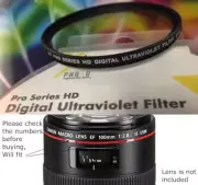 UV Ultraviolet FILTER Protector for Canon Macro Lens EF 100mm F/2.8L IS USM