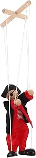 KICHOUSE Pirate Wooden Marionette Puppet Puppet for Interactive Theater Cloth for Parent Play Stage Performance