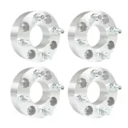 For EZ Go EZGo Golf Carts Club Car 4Pcs 1.5" 4×4 Silver Wheel Spacers 62mm Bore