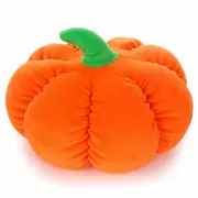 Soft Stuffed Pumpkin Fluffy Pumpkin Plush Toy Halloween Pumpkins Decorative Couch Throw Pillow for Kids Toddlers Babies Orange Orange