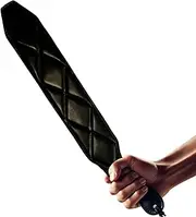 Premium Quilted Leather Paddle Diamond Pattern Reinforced for Durability Ideal for Luxury Sensory Play