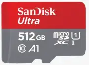 SanDisk Ultra 512GB microSD SDHC SDXC UHS-I Memory Card 120MB/s (SDSQUA4-512G...