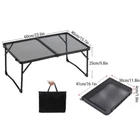 Camping Folding Table Picnic Table Foldable Beach Table Mesh D7K0