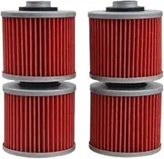Oil Filter For YD250 SRX400 XT660 XVS400 XVS250 Drag Star XV250 V-Star Virago YD SRX XV XVS 250 SR400 399 400(4pcs red)