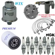 Tune Up Kit Filters Cap Spark Plugs For FORD THUNDERBIRD V8 4.2L & 5.0L 1981 (for: Ford)