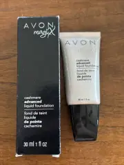 AVON Magix Cashmere Finish Liquid Foundation 1 fl oz SPF 10- Dark cocoa MX306