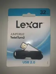 Lexar 32GB JumpDrive TwistTurn2 USB 2.0 Flash Drive