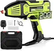 Upgraded Welder, 220V Handheld Welder with LED Display, IGBT Inverter, 10-200Amp 6-Level Variable Current Adjustment, Suitable for 3/32″- 1/8″ (2.5-3.2mm) Wire Welder Kit (Green)