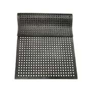 Heavy Duty Floor Mat Anti Fatigue Kitchen Bar Rubber Drainage Black