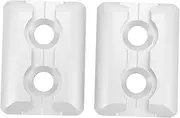 L Track Anchor Points : Aluminium Alloy Square Tie Down Anchor for Airplane Motorhomes Ambulances, Trailer tie Down Anchor Long Lasting and Secure, 1 Pair