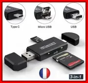5 IN 1 Memory Card Reader Type C/USB A/Micro USB SD Tf OTG Adapter