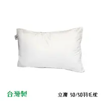 在飛比找松果購物優惠-CENTURY 臺灣 立邊50/50羽毛枕 (單入)羽絨枕/
