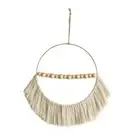Stylish Macrames Wall Decors with Rope Tassels and Beads Wall Hanging