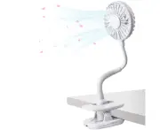 Clip Fan Rechargeable Battery Operated Clip on Mini Desk Fan