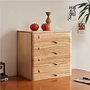 Portable Storage Wooden Desktop Storage Box with Lockable Drawers nize Your Files with 1/2/3/4 Tier Desktop File Cabinet nizers Ideal for Home or Office Storage