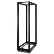 Serveredge 45RU 4 post Adjustable Server rack With Castors - Rack Comes Flat Pack