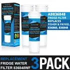 3X Fisher & Paykel Water Filter 836848 Premium Compatible Suit E522BXFDU