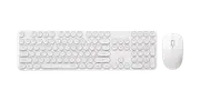 RAPOO X260S 2.4 Ghz 1000 DPI 10m Range Wireless Optical Keyboard & Mouse White
